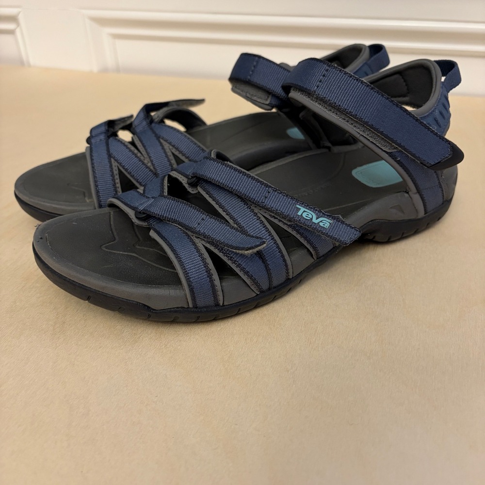 Teva Tirra Womens 9 Bering Sea Blue Grey Hiking Sport Sandals 4266 Gorpcore